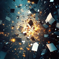 Abstract Explosion of Data Cubes in Cyberspace