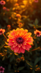 beautiful natural floral background, different kind of floral, created by generative ai