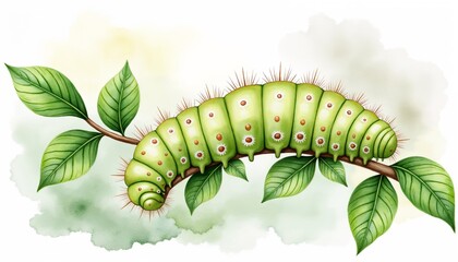 Caterpillar damaging plants - Insects damaging plants  