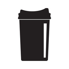 Paper cup icon. Drink icon.