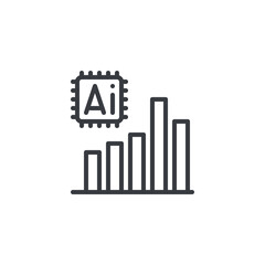 Business Intelligence line icon