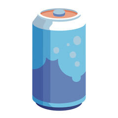 cold soda can with condensation