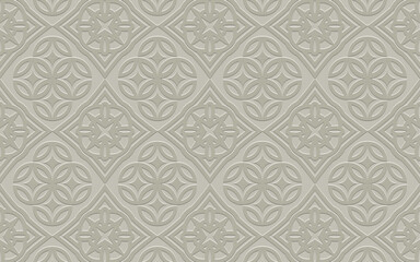 ISLAMIC ENGRAVING ARABIC PATTERN POSTER GOLDEN BACKGROUND