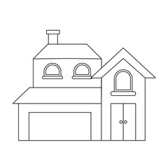 The Line Art of House