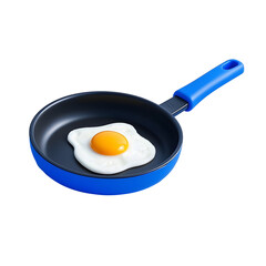 fried egg in a pan