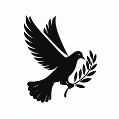 Fototapeta premium Graceful Silhouette Artwork of Different Birds in Nature