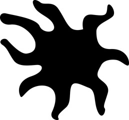 Blob shapes abstract doodle hand drawing simple element-12