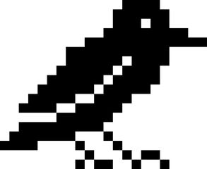 Obraz premium 8bit Crow