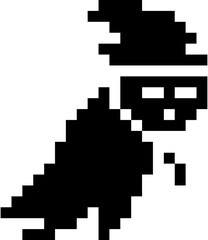 Obraz premium 8bit Ghost