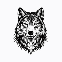 Wolf Head Ink Drawing.
Detailed ink wolf head in black and white. Concept: strength, wilderness, primal focus. Ideal for tattoos, logos, heraldic visuals, biker gear, or animal-themed merchandise.