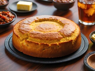 The Unmatched Comfort of Cornbread: A Traditional American Favorite, With a Soft, Moist Interior and a Slightly Crunchy Crust, Bringing Warmth and Flavor to Every Bite
