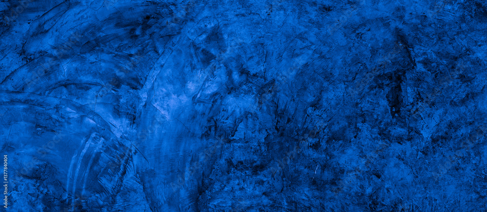 Poster old wall pattern texture cement blue dark abstract blue color design are light with black gradient b