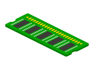 パソコンのメモリーのイラスト素材4