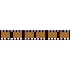 Retro Film Strip Frames Old Roll