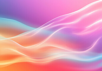 Fototapeta premium Abstract Gradient Background with Pastel Waves and Soft Curves