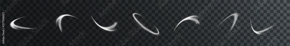 Poster dynamic wavy light trail with sparkling effects and glowing motion. a bright abstract design featuri