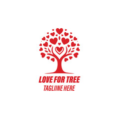 Love for tree logo
