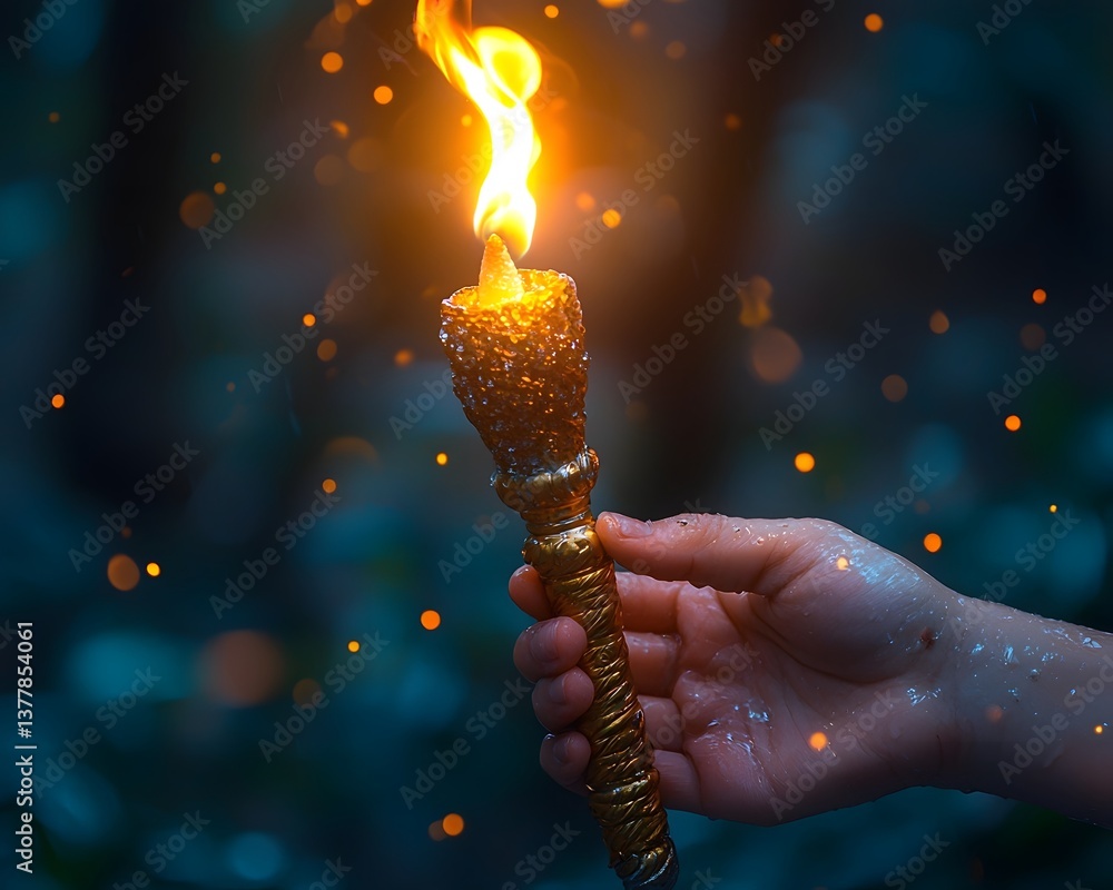Poster passing the torch of knowledge to the next