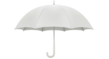 Isolated White Umbrella