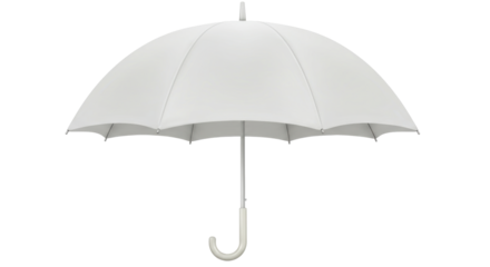 Isolated White Umbrella