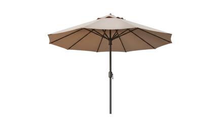 Isolated Large Outdoor Umbrella