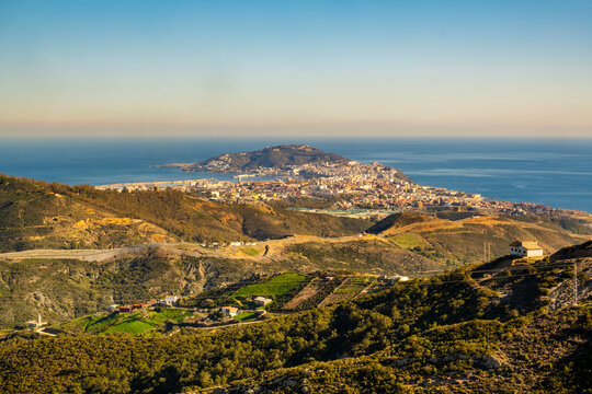 Beautiful landscape of Ceuta in Spain, Africa