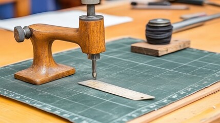 Hand Pointing at a Glowing Blue Digital Brain Network on Dark Background