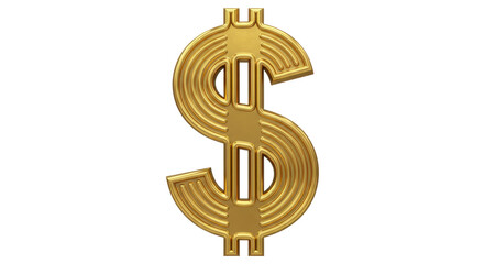 Isolated Dollar Symbol