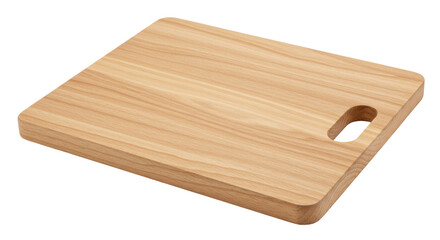 Isolated wooden cutting board