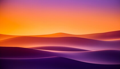 Obraz premium abstract gradient background in warm tones of orange and purple