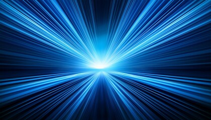 Fototapeta premium abstract blue light beam banner design