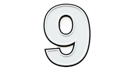 Isolated number 9