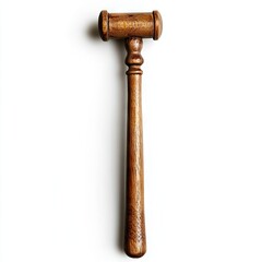 Wooden gavel, used in legal proceedings