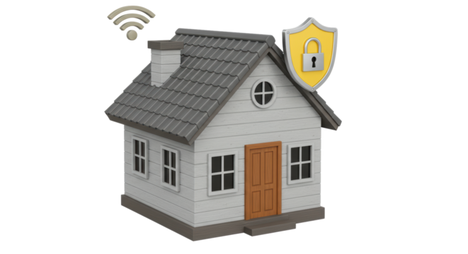 Isolated Smart Home with WiFi and Security Shield