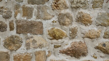 close up of old stone wall. Wall texture