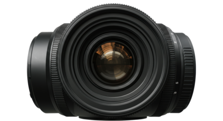 Isolated Professional Camera Lens