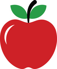 apple fruit icon vector illustration design