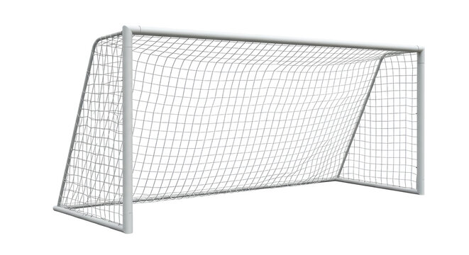 Isolated Soccer Goal