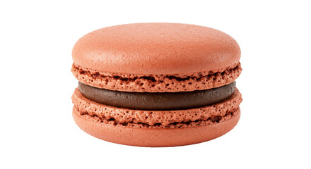 Isolated Pink Macaron