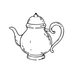 tea brewing pot clip art