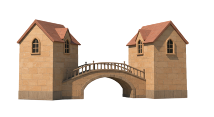 Isolated Stone Bridge