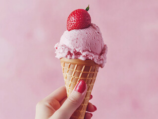 strawberry ice cream