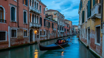 Obraz premium Venetian Serenade Gondola Dreams