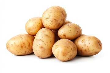 Potatoes piled high