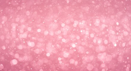 Blushing Pink Bokeh Dreamy Abstract Background AI Generated
