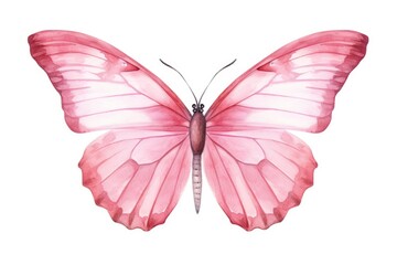 Elegant pink butterfly illustration