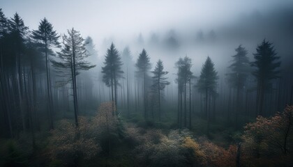 foggy forest