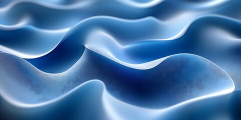 Blue Abstract Wave Texture.