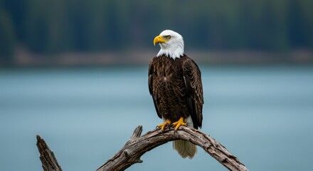 Naklejka premium Bald Eagle