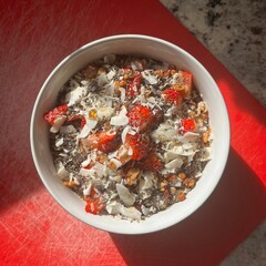 This is a delicious breakfast menu with an attractive appearance.